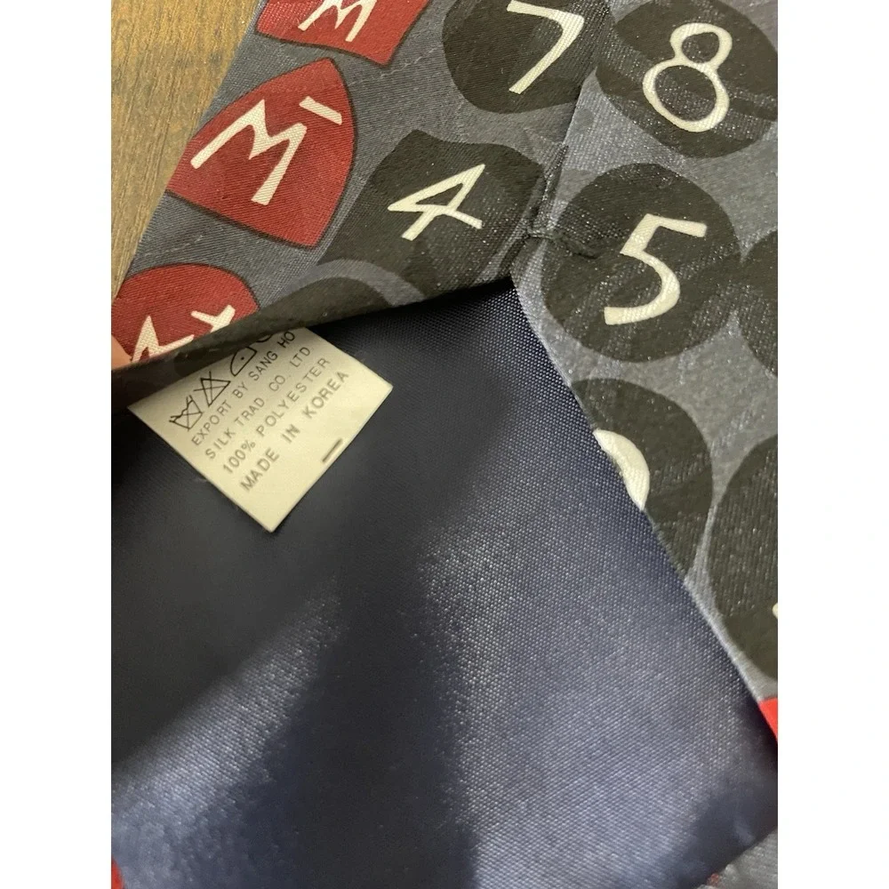 Dino Romaro‎ Handmade Novelty Tie Calculator Print Math Teacher Nerd Science